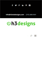 Mobile Screenshot of h3webdesigns.com